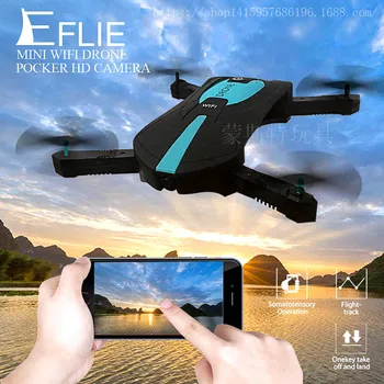 

Elfie Cool design JY018 portable Mini Wifi FPV selfie drone with hd camera flight track function support VR VS X8C X600