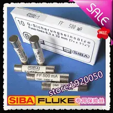 Fluke миллионов метр F17B F15B предохранитель 1000 V FF500mA 6*, маленького размера, круглой формы с диаметром 32 мм