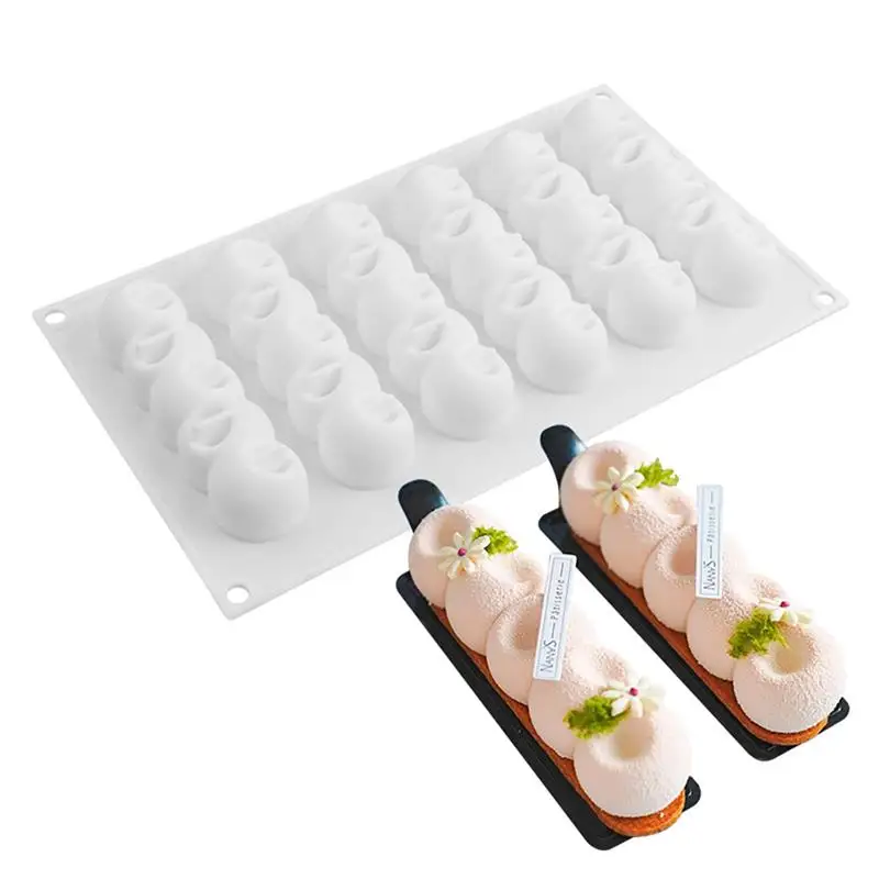 

Cake Mold 6 Cavities Ball Shape Silicone Chocolate Mold Baking Tools Non-stick Cake Mold Jelly&Candy Mold 3D Mold Decoration DIY