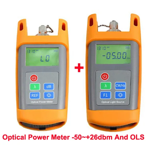 Fiber Optical Multimeter 50+26dBm Handheld Fiber Optical Power Meter