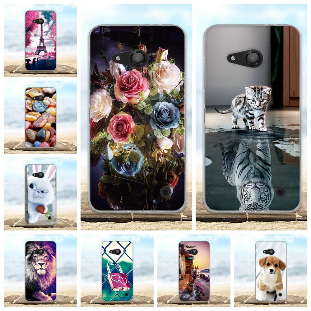 

For Microsoft Nokia Lumia 550 Case Soft Silicone TPU Fundas Coque For Nokia Lumia 550 Phone Cases 3D Cute Animal Bags Shell