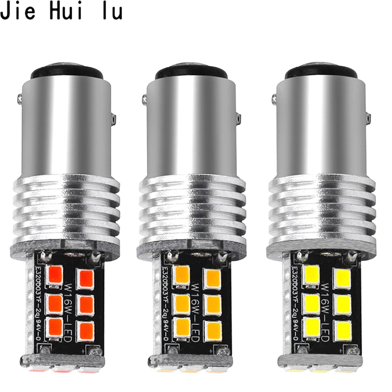 1 шт. автомобильный 1156 7440 7443 BA15S P21W 15 SMD 2835 Canbus светодиодный индикатор поворота