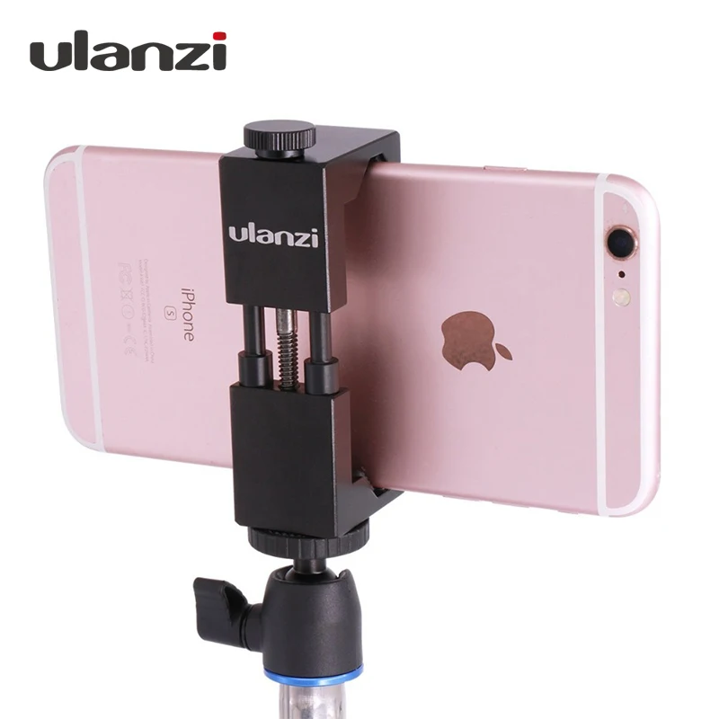 Ulanzi IRON MAN Aluminum Universal Phone Mount Holder Stand Clip font b Tripod b font Mount