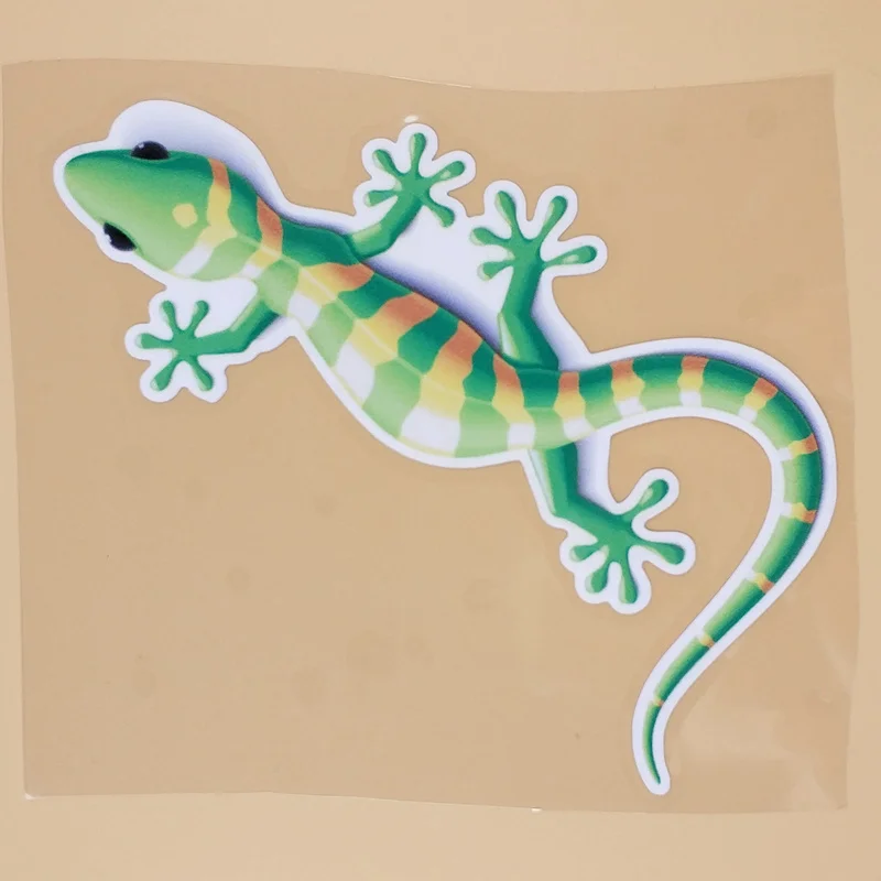 Автомобильные наклейки Gecko House ящерица животные мультфильм милые забавные
