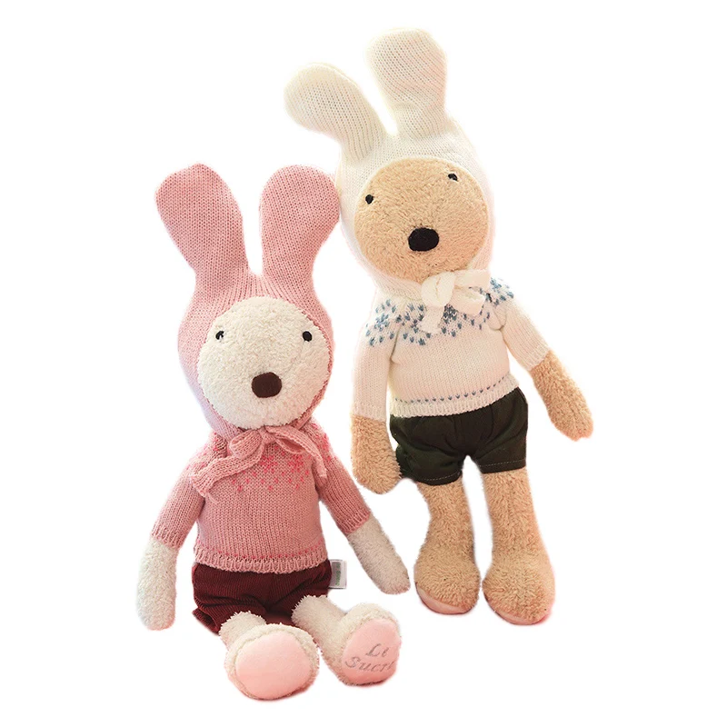 1pc Cute Le Sucre Rabbit Plush Doll Sweater Clothes Bunny Rabbits ...