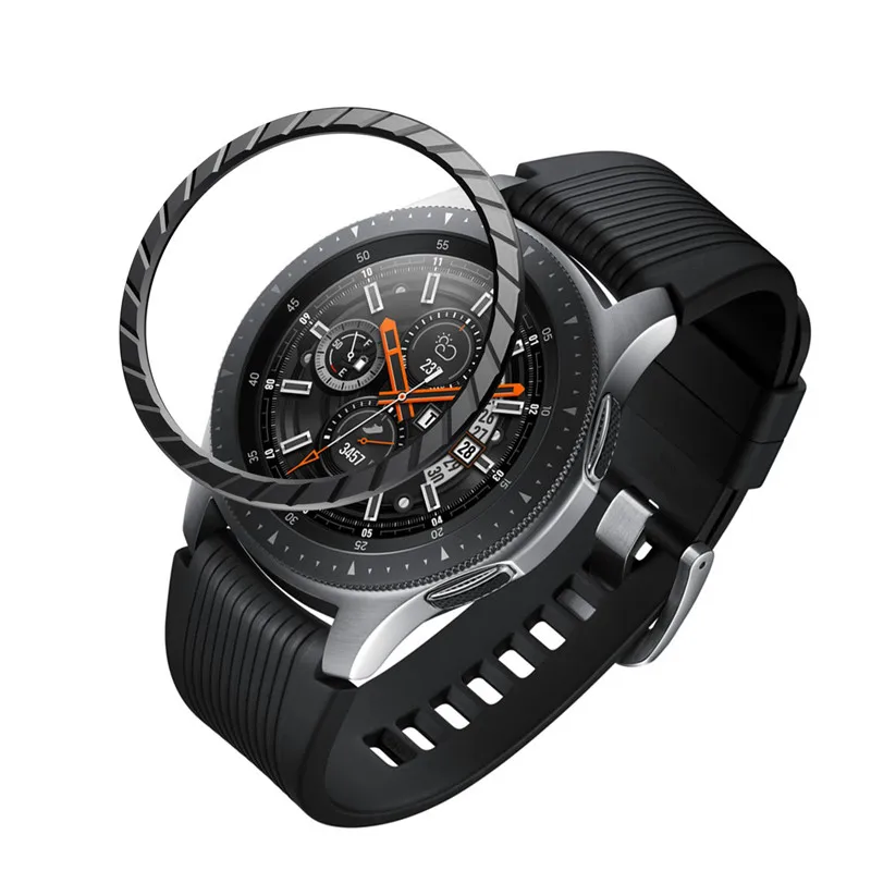 HIPERDEAL умные Аксессуары для samsung Galaxy Watch 46 мм чехол-накладка кольцо клейкая крышка против царапин нержавеющая сталь