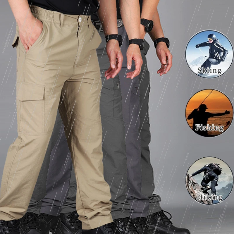 

Drop shipping SHUJIN 2019 Men's Quick Dry Carpenter Straight Ripstop Pant Workwear Trousers Cargo Pants
