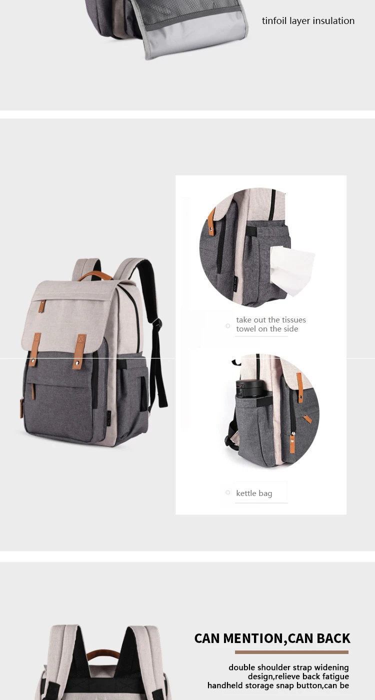 Cai бренд Мумия сумка новые модные Мультифункциональные большой емкости мать рюкзаки женские путешествия сумки термобутылки