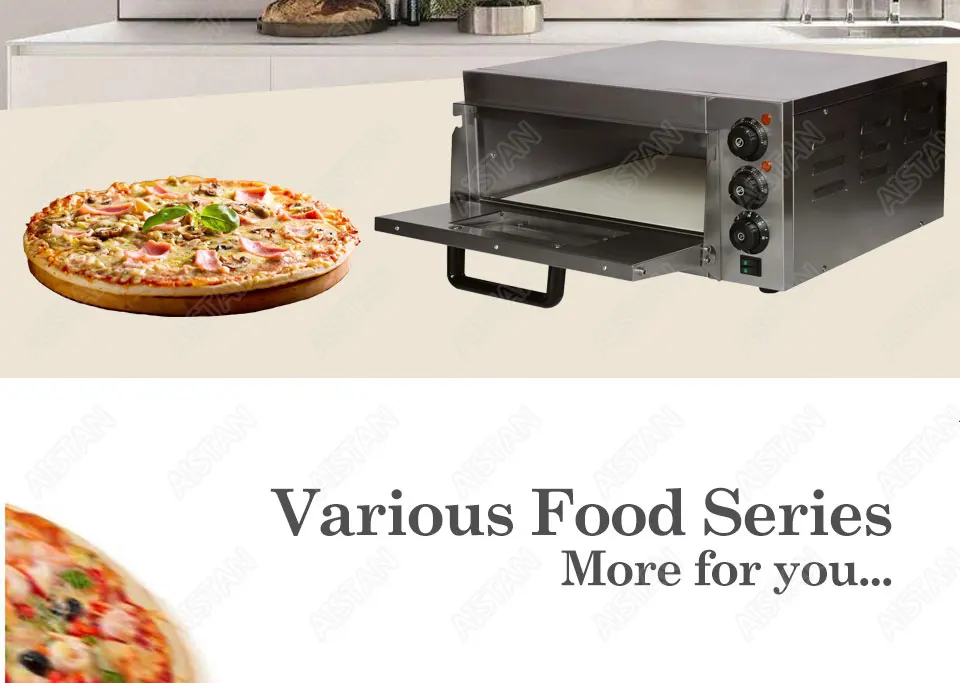 EP1ST/EP2ST электрическая печь для пиццы с таймером терморегулирующая печь для выпечки каменная пекарня печь для коммерческой кухни