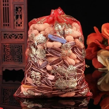 

50 wedding large bags candy bags creative bags wedding gifts transparent yarn bags
