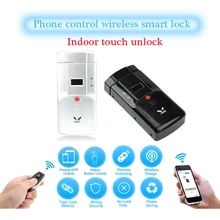 WAFU 011 Smart Lock HF 011A Electronic Door Lock Phone Control Wireless Remote Control Electronic Smart Lock Invisible Locks