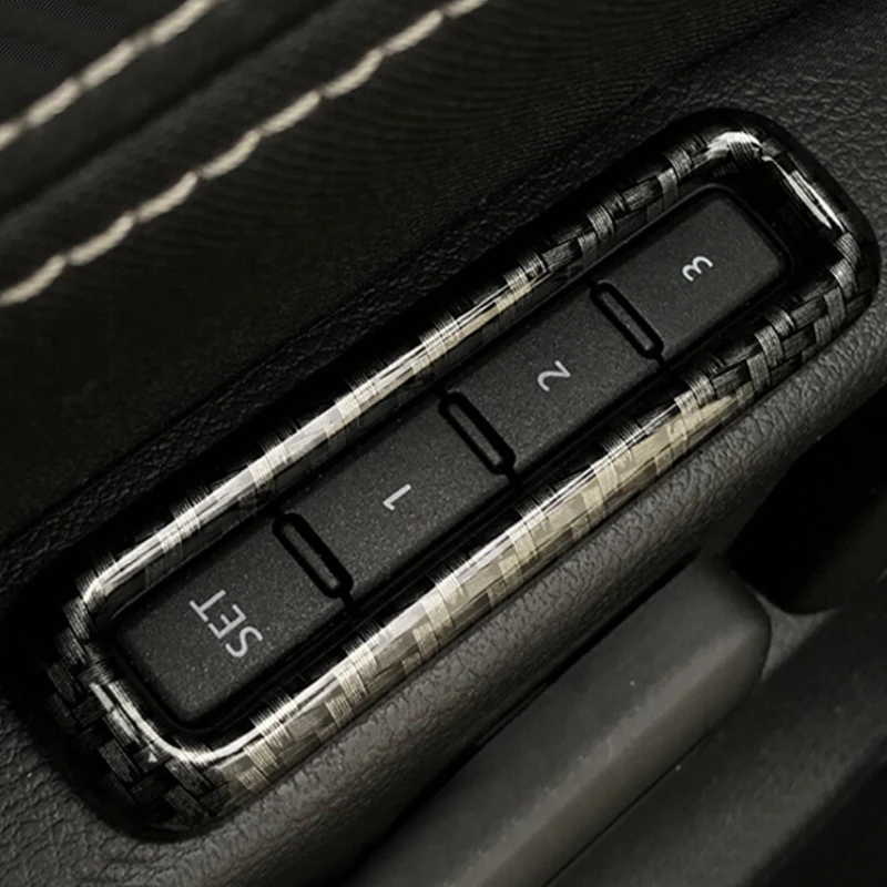 

For Skoda Superb Car Styling Auto Accessories 2016 2017 2018 ABS Chrome Car Master driver seat memory switch Cover Trim