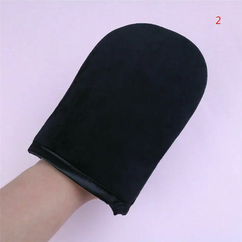 Reusable Body Self Tanner High Quality Body Tanning Cleaning Glove Cream Lotion Mousse Self Tan Applicator Black
