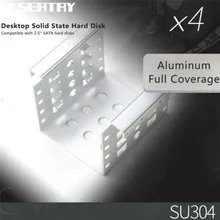 Стойка аксессуары Монтажный кронштейн держатель жесткого диска 4 отсек 2,5 до 3," HDD металлический адаптер