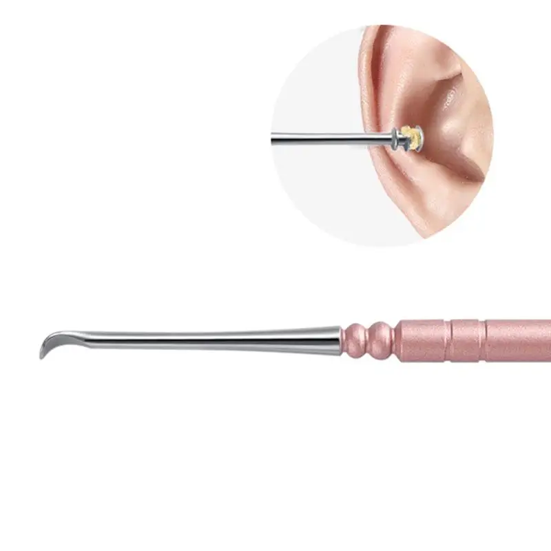 Очиститель для ушей из нержавеющей стали, прочный двухсторонний очиститель для ушей для мужчин и женщин, инструмент для ухода за здоровьем