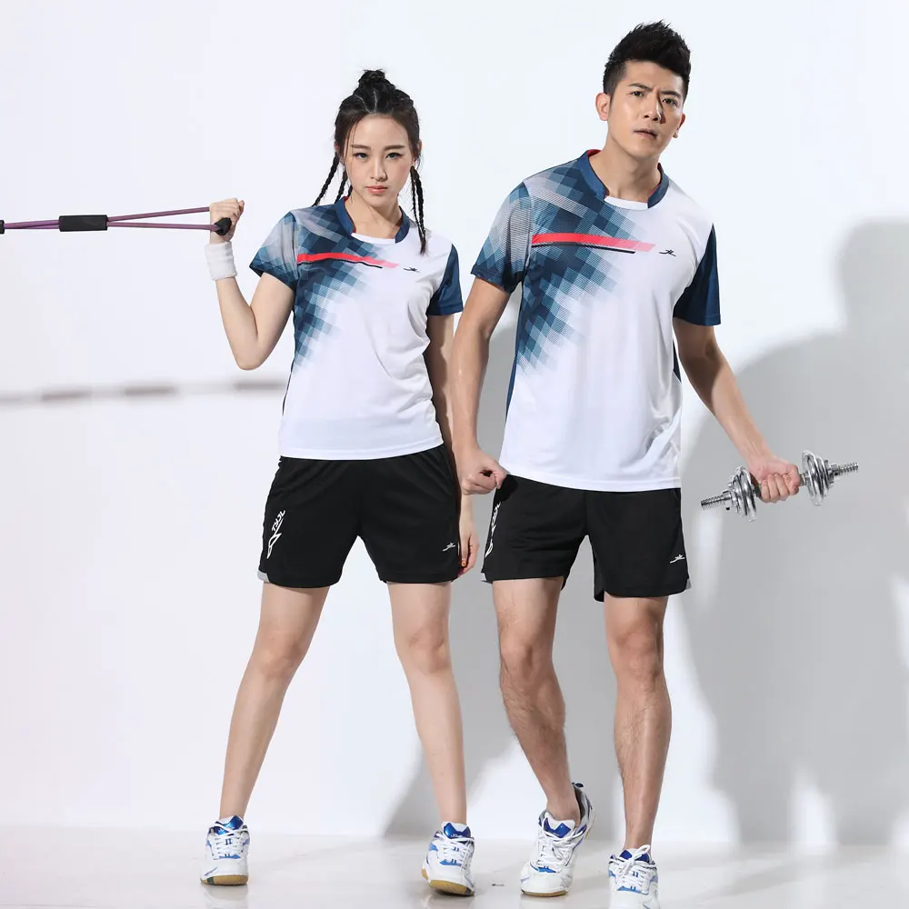 Tênis de Treinamento Grande do Menino da Menina de Tênis Mulheres Homens Jogo Adsmoney Equipe Roupas Camisa Badminton Poliéster Saias