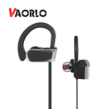 

VAORLO Sport Running Headsets Multi point Wireless Bluetooth Earphones Noise Canceling Headphone Ear Hook with Mic for phone