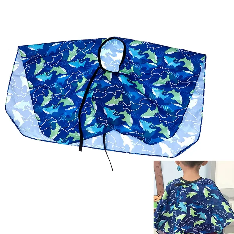 

Waterproof Hair Salon Barber Shop Hair Styling Cut Haircut Cover Cloth Wrap Kid Hairdressing Wrap Cape