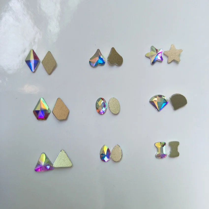 Arte do Unha Acessórios para Unhas Jóias de Unhas Strass Decoração Pedras ab Brilhante Diamante Flatback Gemas Design Faça Você Mesmo 3d 500 Pçs 22 Beleza e saúde