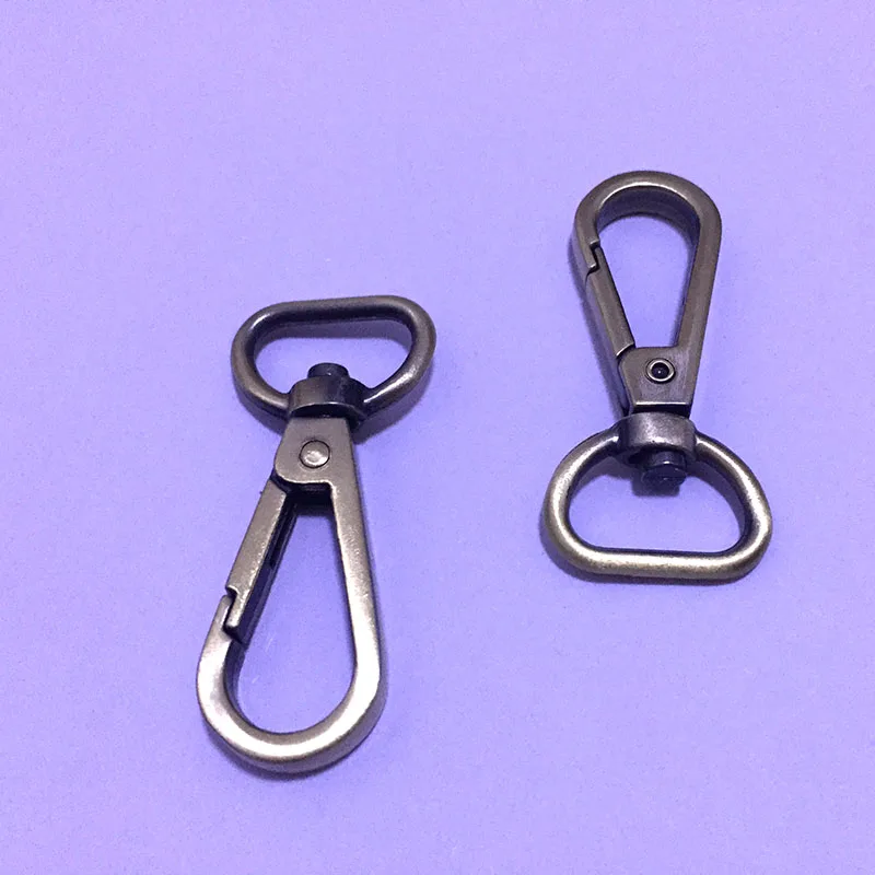 60pcs Swivel Snap Hooks 5/8 inch Wide Clasps Swivel Hooks for Lanyards Lanyard Clips 46 x 17.5mm