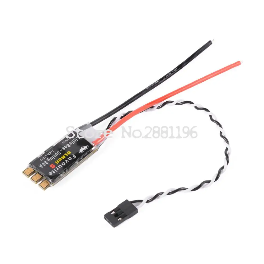 

FVT LITTLEBEE BLlheli-s SPRING 30A ESC 2-6S Supports Mulitshot DSHOT Oneshot42 OneShot125 Multicopter