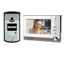 Freeship 7 “LCD CMOS de Visión Nocturna Impermeable Cámara de La Puerta Mirilla de Vídeo Timbre de la Puerta Teléfono de La Puerta de Seguridad de Construcción