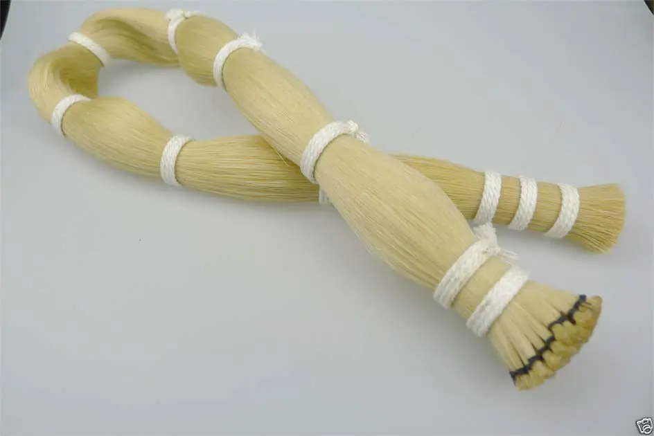 

250g AAA+ white Horse hair Bow hair Mongolian Stallions 80-85cm