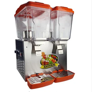 

Commercial Cold Drink dispenser 34L Juicer 2 cylinders beverage machine Juice container