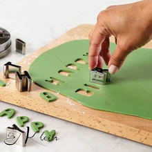 Формы для выпечки 26 букв дизайн DIY Формочки для печенья из нержавеющей стали формы для печенья Кондитерские инструменты