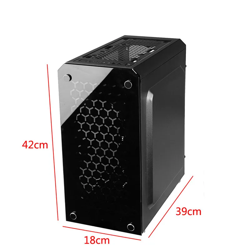 Pro Gaming Computer ATX PC Case Chassis USB 3.0 + 3 Blue Glowing Cooling Fans Computer Cases & Towers Computer Components Pro Gaming Computer ATX PC Case Chassis USB 3.0 + 3 Blue Glowing Cooling Fans Computer Cases & Towers Computer Components