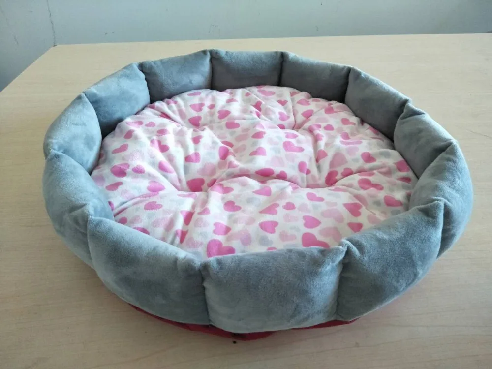 

Princess Dog Bed Pet Bed Mats for Dogs cushion "Short Suede "soft surface Round shaped 3 Sizes Available