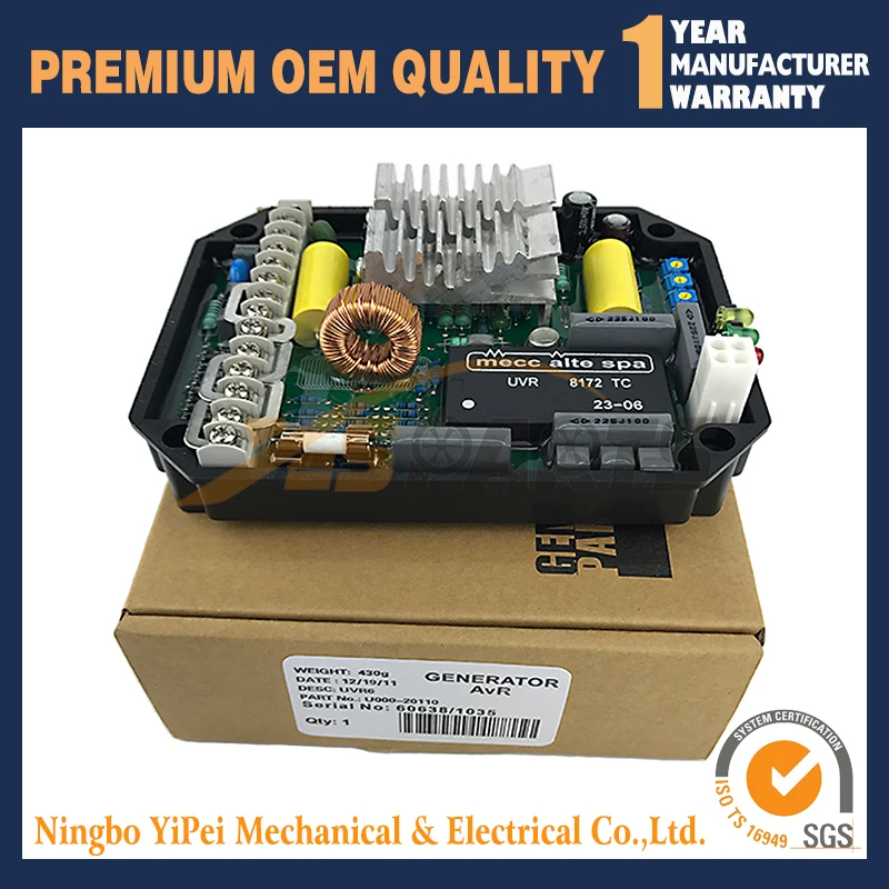 

AVR UVR6 New Automatic Voltage Regulator UVR6 AVR For Mecc Alte Generator