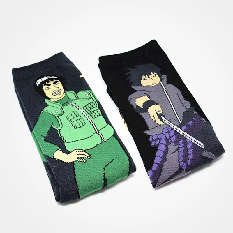 Anime Cartoon Naruto Peripheral Adult Socks Personality Cosplay Prop Accessories Socks Men And Women Mid Tube Socks