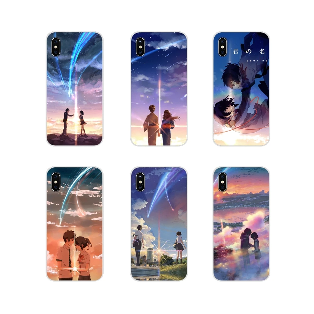 

Your Name Japan Anime Accessories Phone Cases Covers For Motorola Moto X4 E4 E5 G5 G5S G6 Z Z2 Z3 G3 G2 C Play Plus