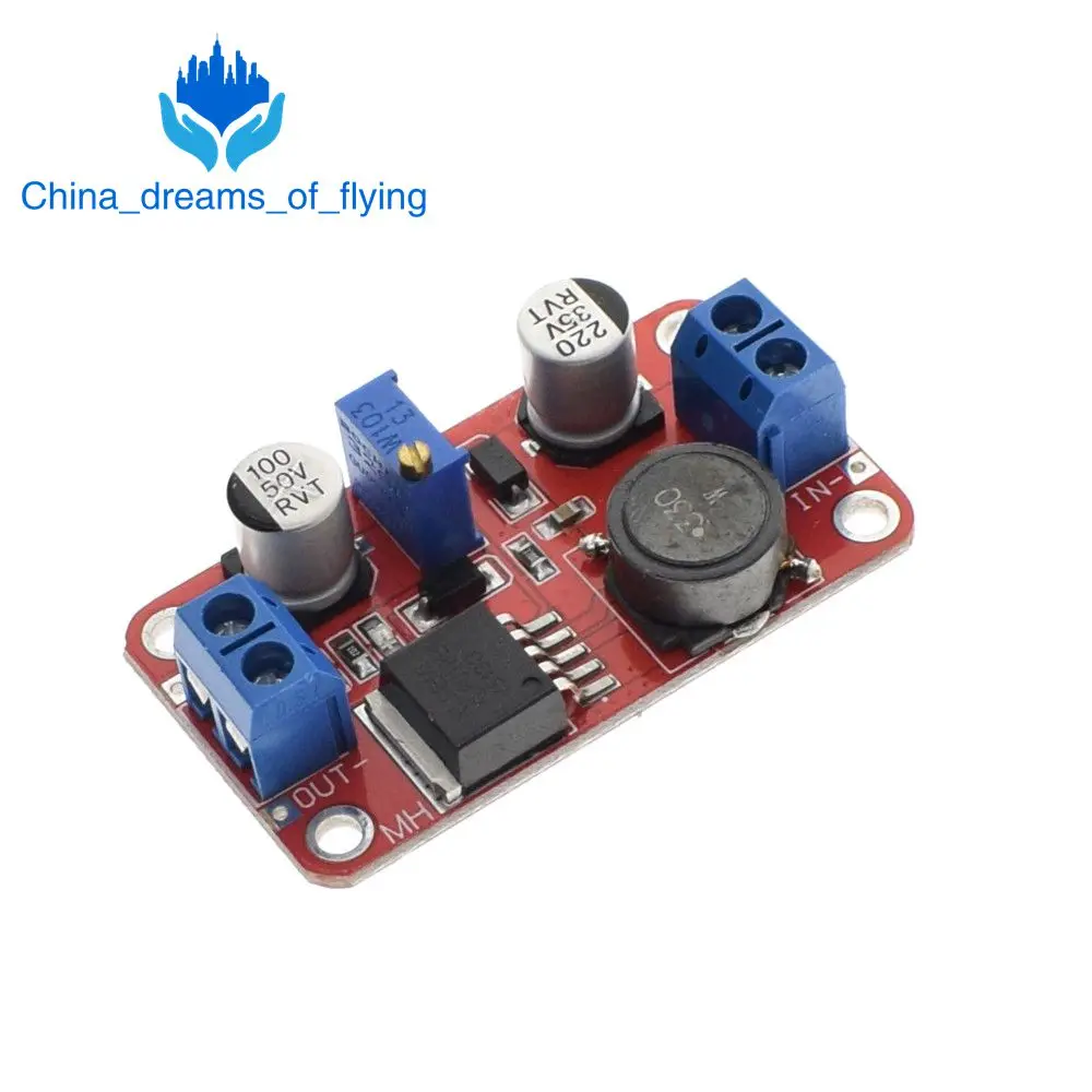 

TZT 1PCS DC-DC power supply module boost module step-up voltage converter Voltage regulator XL6019 adjustable output