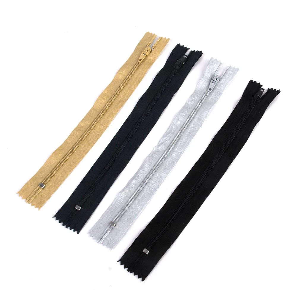 Lot of 100 pcs Nylon Zipper Closures 7 inch Craft Sewing (4 Mixed Colors) | Дом и сад