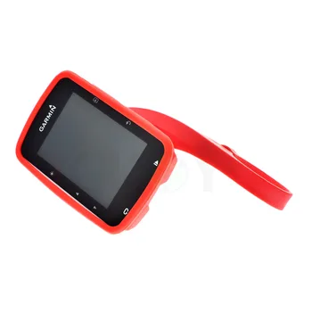 

Outdoor Cycling Road/Mountain Bike Accessories Rubber Red Case + 31.8mm Handlebar Red Bracket Mount for Garmin GPS Edge 520