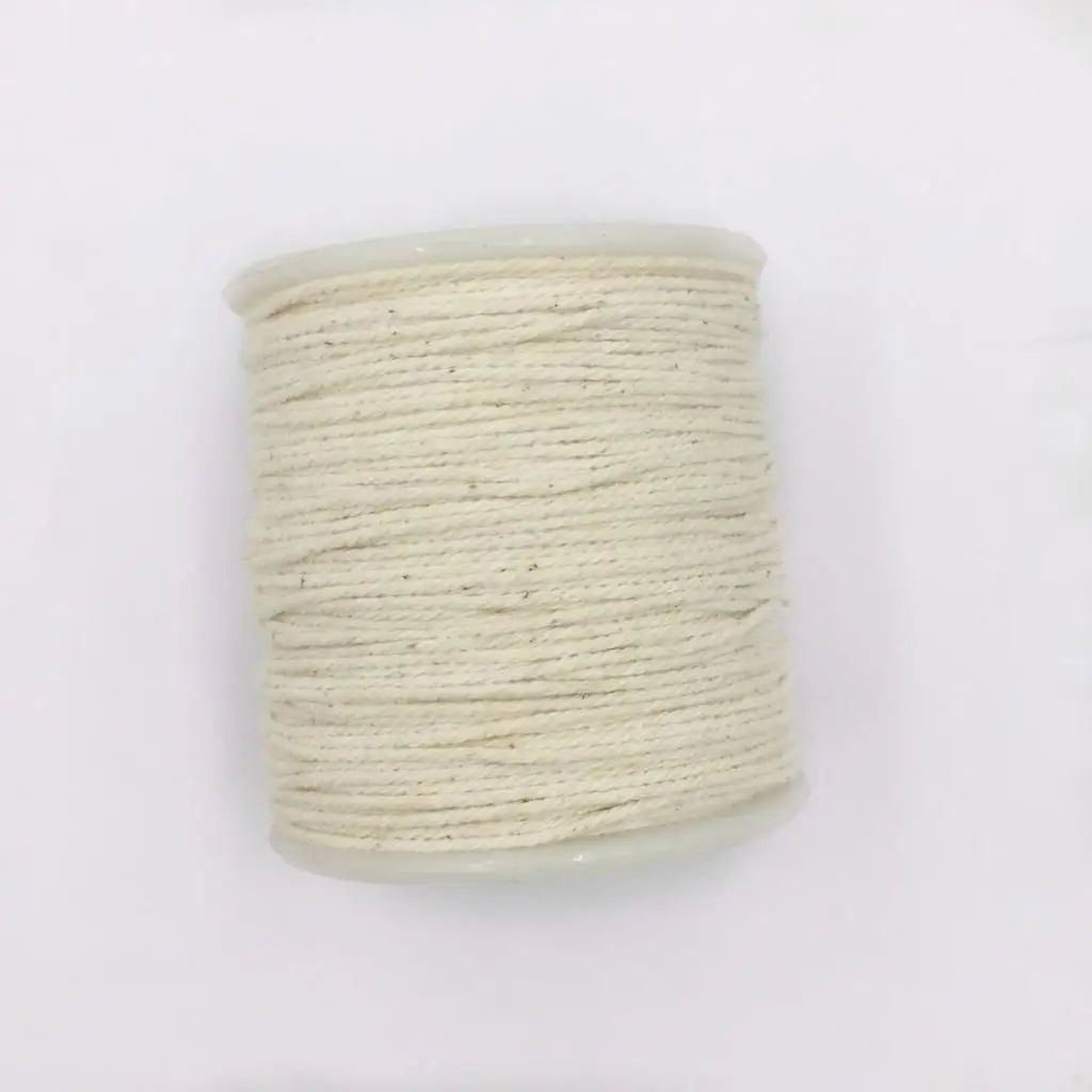 100 Meters All-Purpose Cotton Rope Braided Twisted Cord Jewelry Findings Handmade Components 1mm