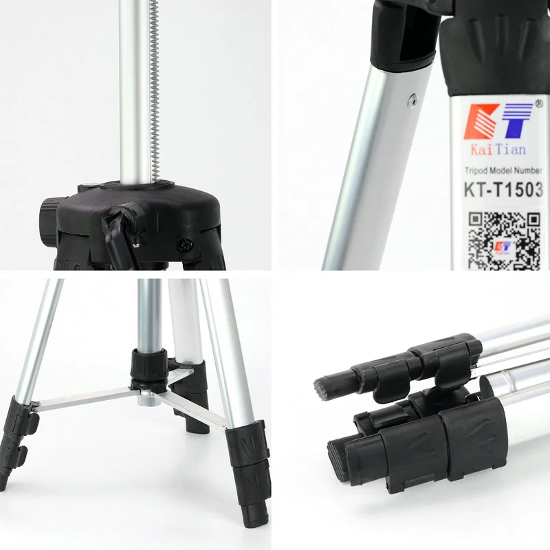  Kaitian 1.4M Tripod for 12 Lines Lasers Level with Extension Rod Adjustable Height Plus Additional 