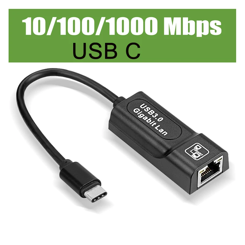 USB 3.0 2.0 / Typc C Rj45 Lan Ethernet Adapter Mạng Để RJ45 Lan Ethernet Adapter Dành Cho Windows 10 Macbook Xiaomi Mi PC wifi adapter for laptop Network Cards