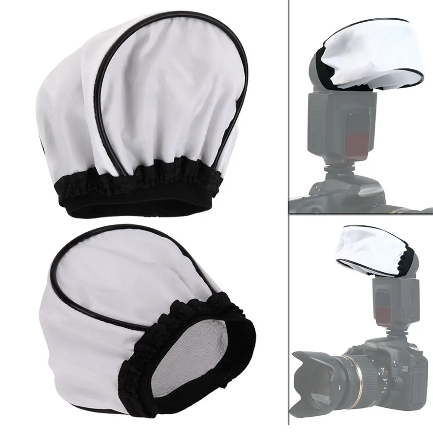 

Universal Flash Bounce Diffuser Portable Soft Flash Bounce Nylon Cloth Softbox for DSLR Camera Accessories For Canon Metz Nikon
