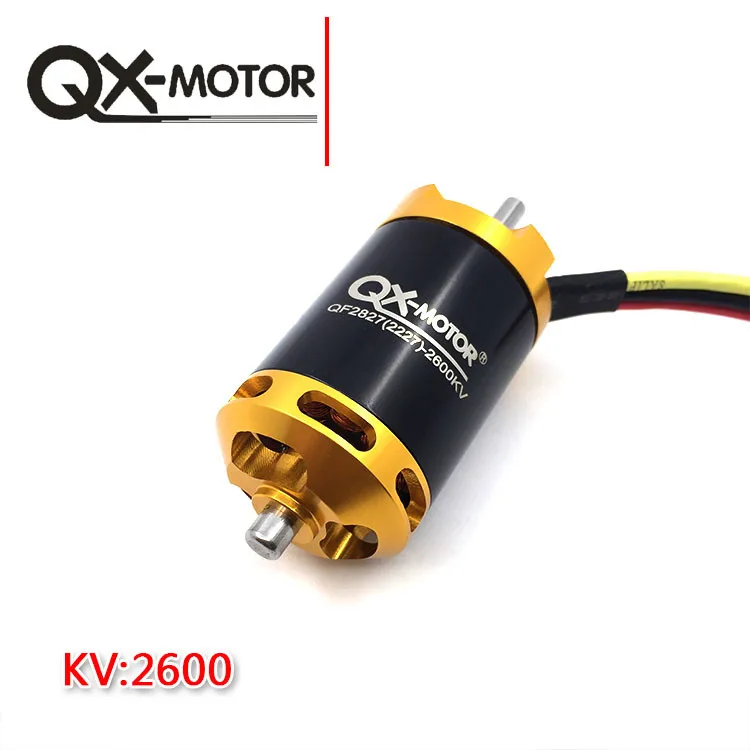 QX MOTOR 70 мм 6 лопастей/12 Baldes двигатель вентилятора EDF QF2827 2300KV/2600KV бесщеточный 3 4S Lipo