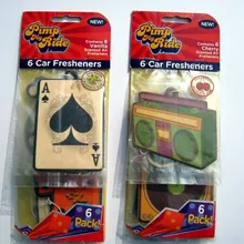 Через FedEx или DHL, бумажный освежитель воздуха, автомобильный парфюм, декоративный автомобильный освежитель воздуха