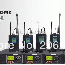 Горячая лацкане микрофон OK-4/1b professional UHF lavalier четыре канала Беспроводная система 4 канала многоканальный кузов беспроводные микрофоны