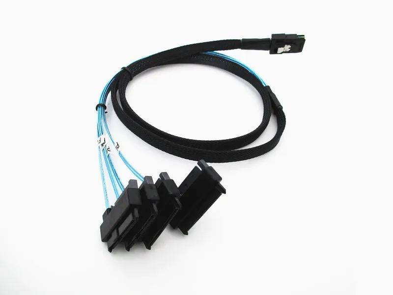 Mini sas 36PIN SFF-8087 (4) SFF-8482 разъемы с питания sata 1 м