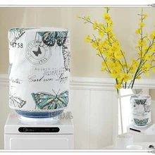 Пасторальный напечатанный диспенсер для воды пылезащитный чехол хлопок и лен цветочный креативные питьевые фонтаны воды крышки диспенсера