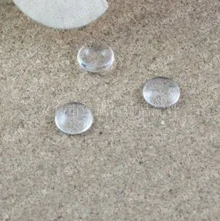 

Wholesale DIY 8*8mm Clear Transparent Domed Round Flat Back Crystal Magnifying Glass Cabochon Fit Cameo Settings 50pcs A3024