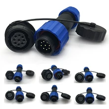Водонепроницаемый разъем SP16 тип IP68 Кабельный разъем и гнездо мужской и женский 2Pin/3Pin/4Pin/5Pin/6Pin/7Pin/9 Pin