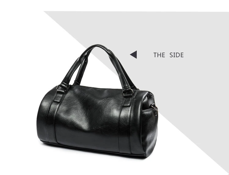 Новое поступление Pu кожаная дорожная сумка для Для мужчин большой Ёмкость Портативный мужской сумки на плечо Для Мужчин's Сумки