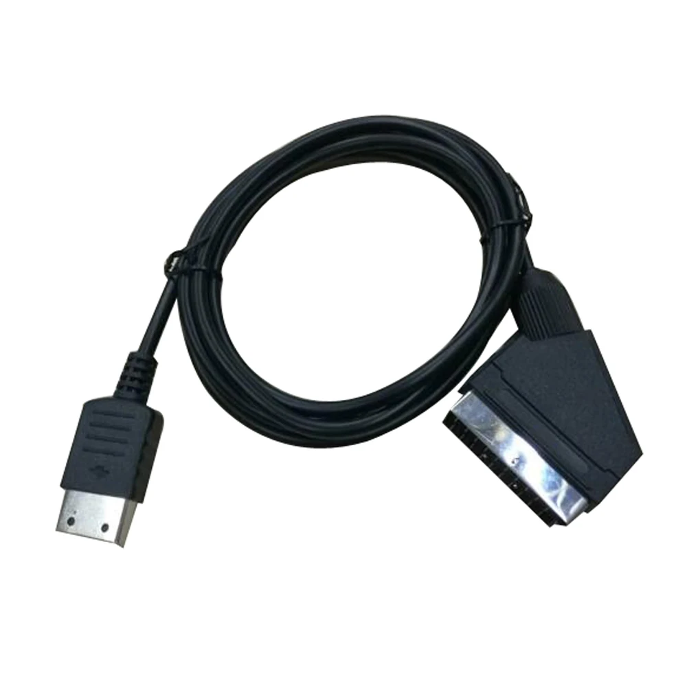 BUKIM Новый 1 8 м/6 футов Высокое качество Scart AV аудио кабель видео разъем для Sega